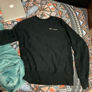 black champion reverse weave crewneck